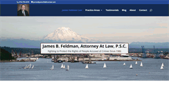 Desktop Screenshot of jamesfeldmanlaw.com