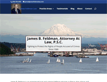 Tablet Screenshot of jamesfeldmanlaw.com